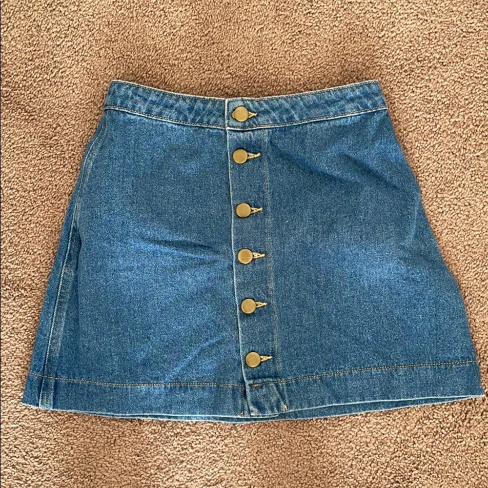 American Apparel Denim Skirt